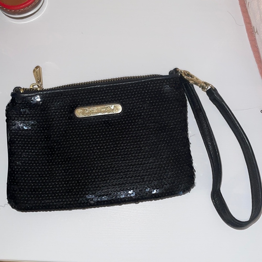 Michael Korea Sequined Wristlet